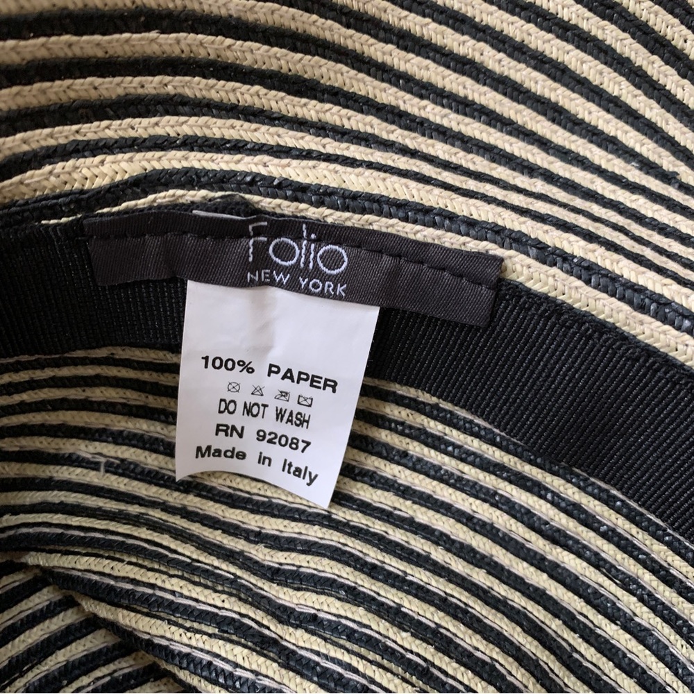 3/$20 Folio striped hat - Picture 3 of 4